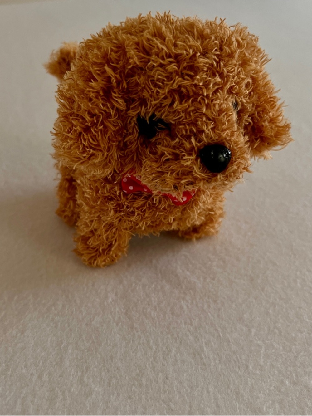 Interactive walking, barking and sitting mini dog battery operated